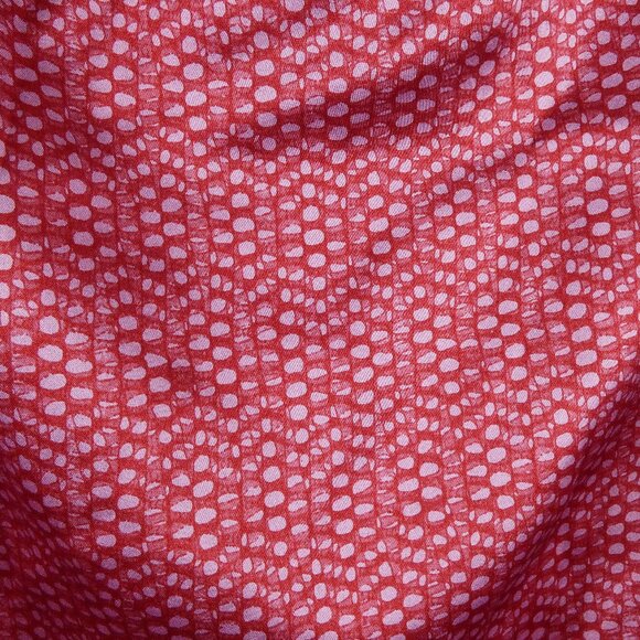 Kenneth Cole Silk Blouse Womens 6 Pink Belted Top 3/4 Sleeves Y2K - Picture 9 of 9